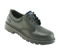 Rock Fall ProMan Austin Black Fibre Glass Toe Cap Black Boot, Fully Waterproof Safety Boots, SRC Slip Rated Work, Shock Absorbing Midsole and Lightweight UK 14