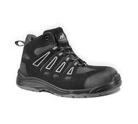 Rock Fall ProMan Hartford Vegan Steel Toe Cap Boot Unisex, Water Repellent Safety Boots, SRC Slip Rated Work, Shock Absorbing Midsole and Lightweight UK 7