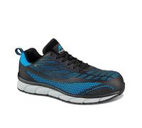 Rock Fall ProMan PM4010 Boston Lightweight Safety Trainer Black/Blue S UK8 - EU42 - US9