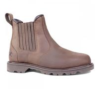 Rock Fall RF246 Plough Non-Safety Chelsea Boot Brown UK9 Colour: Brown UK9 - EU43 - US10