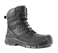 Rock Fall RF750 Boone Black High Leg Waterproof Safety Boot with Side UK10 - EU44 - US11