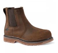 Rock Fall RF951 Ruby Womens Fit Chelsea Safety Boot Brown Size: UK8 Co UK8 - EU42 - US9