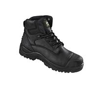 Rock Fall Slate Black S3 SRC Waterproof Composite Toe Cap Wide Fit Safety Boots - RF466