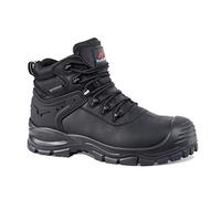 Rock Fall Surge Electrical Hazard Waterproof Safety Boot Steel Toe Cap Boot Unisex, Full-Grain Water Repellent Safety Boots, SRC Slip Rated Work, Fibreglass Toe Cap and Heat Resistant UK 14