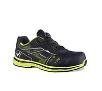 Rock Fall Unisex Luna ESD Boa Industrial Shoe, Black and Yellow, 5 UK