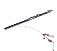 Rock Fishing Rod | Carbon Fiber Rotating Fishing Pole,Trout Surf Rod Compact, Ultra-Light Travel Accessories Backpacking