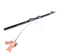 Rock Fishing Rod - Carbon Fiber Rotating Fishing Pole,Ultra-light Compact Backpacking Rod Travel Accessories For Saltwater Freshwater