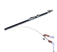 Rock Fishing Rod, Travel Fishing Rod, Carbon Fiber Spinning Fishing Rod, Ultralight Compact Backpack Fishing Rod, Travel Fishing Accessories for Saltwater and Freshwater