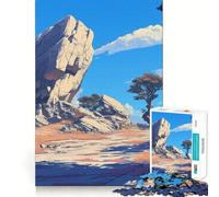 Rock Formation Landscape 1000 Piece Jigsaws for Adults Puzzle Strengthen Recall Stress Relief Quality Edge Bday Surprise (38x26cm)