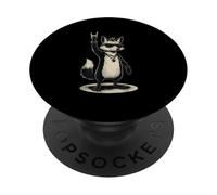 Rock Fox Fuchs Cool Sunglasses Metal Hand PopSockets Adhesive PopGrip