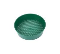 Rock Garden Sieve Soil Sifter, Round Black Gardening Sifting Pan For Small Mesh Earth Sand, Filter Net Stone Fine Gravel and Planting sifter,soil gardening,sifter Planting sieve,garden plastic