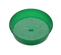 Rock Garden Sieve Soil Sifter, Round Plastic Soil Sifting Pan Sand Sifter Set, Sifting Sieves Soil, Large So Sifter Pan