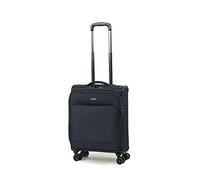 Rock Georgia 55cm Lightweight Expanding 8 Wheel Spinner Luggage with Corner Protectors Navy
