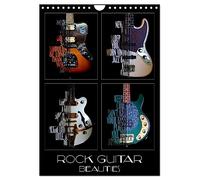Rock Guitar Beauties (Wall Calendar 2026 DIN A4 portrait), CALVENDO 12 Month Wall Calendar: Guitars with cool sayings
