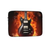 Rock Guitar Laptop Sleeve for Women Men, 17 Inch Waterproof Laptop Bag Lightweight Notebook Computer Cover Bag