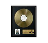 Rock Guitar Miniatures RGM1062 Queen Innuendo Gold Disc 24K Plated LP 12"