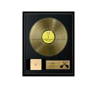Rock Guitar Miniatures RGM1270 Led Zeppelin - Pb Gold Disc 24K Plated LP 12"