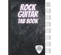 Rock Guitar Tab Book: Cool Slate Design | Blank Tablature Notebook | Manuscript Paper for Killer Chords, Riffs and Song writing |120 pages
