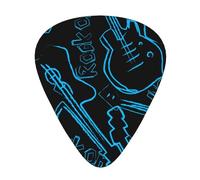 Rock Guitars,12 Pcs Guitar Pick,3 Different Thickness Plectrums for Acoustic Guitar Bass Ukulele (0.46mm 0.96mm 0.71mm)