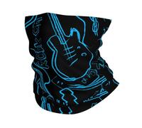 Rock Guitars,Bandana Neck Gaiters Multifunctional Headwear Scarf Face Shield Headband Neck Warmer Tube
