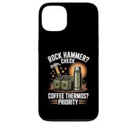 Rock Hammer Check Coffee Thermos Priority Geology Case for iPhone 13