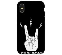 Rock Hand Sign Rocker Classic Rock Case for iPhone X/XS
