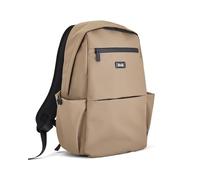 Rock Harper Underseat Laptop Backpack in Beige - Lightweight & Versatile Travel Bag - Large Main Compartment, Laptop Pocket, Trolley Strap & Easy Jet Compliant Carry On - 45x30x18cm 20L Capacity