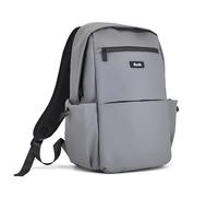 Rock Harper Underseat Laptop Backpack in Grey - Lightweight & Versatile Travel Bag - Large Main Compartment, Laptop Pocket, Trolley Strap & Easy Jet Compliant Carry On - 45x30x18cm 20L Capacity