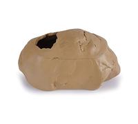 Rock Hide Cave Escape Habitat Safe Resin High Simulation 7.9x4.5x3.9 Inch For Small Reptiles Turtles Frogs