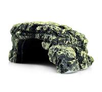 Rock Hide Cave Tortoise Escape Habitat Safe Resin High Simulation 5.3x4.7x2.6in For Small Reptiles Turtles Frogs Paysage D'aquarium