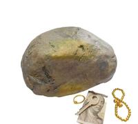 Rock Hiding Place for Keys Outdoors, Indoor and Outdoor Garden Decoration, Safe Waterproof Storage Box for Home, Patio, Robust Fake Skirt for Keys, Storage Strapa, Key Container, Secret