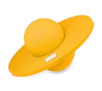 Rock Hopper Jumping Ball - Pogo Ball Balance Board - Pogo Hopper Space Ball Toy - Outdoor LoLo Hoppers for Kids - Bounce & Exercise Toy for Boys & Girls - Childrens Inflate & Jump Fun (Yellow Hopper)