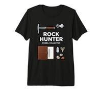 Rock Hunter Fossil Collector Tools Geology Hobby Premium T-Shirt