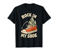Rock in My Shoe Funny Hiking Mountain Outdoor Humor Value Graphic T-Shirt