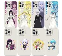 Rock is a lady like iPhone 16 case smartphone case mobile case Risa Suzunomiya black iron Otowa Insemi Tina Shiraya mobile cover protective case TPU soft shell mobile phone case lens protection