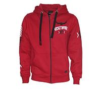 ROCK-IT Apparel men zipped hoodie premium quality heavy fabric Racer 07" sweatshirt [S-5XL] zip up hoody color red 4XL