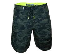 ROCK-IT Apparel Men's Boardshorts Camouflage I Premium Quality I Lightweight Fabric Quick Dry I Many Pockets Surf Shorts Swimwear Pool [SizeS-3XL] Camo Green (S)