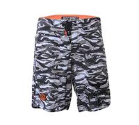 ROCK-IT Apparel Men's Boardshorts Camouflage I Premium Quality I Lightweight Fabric Quick Dry I Many Pockets Surf Shorts Swimwear Pool [SizeS-3XL] White Camo, XL