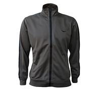 ROCK-IT Apparel Mens Track Jacket - stylish and quality retro style track jacket in Size S-XXXL - colors Black White Brown Yellow green red and gray