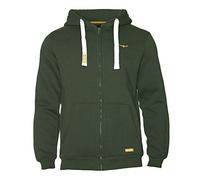 ROCK-IT Apparel premium men's hooded jacket [Sizes S-5XL] - Comfortable long-sleeved zipper hoodie - Perfect for fall & winter - Hood with drawstring - olive green XL