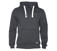 ROCK-IT Apparel premium men's hooded jacket [Sizes S-5XL] - Comfortable long-sleeved zipper hoodie - Perfect for fall & winter - Hood with drawstring - dark heather 3XL