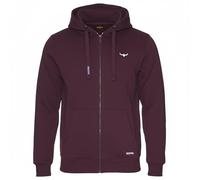 ROCK-IT Apparel premium men's hooded jacket [Sizes S-5XL] - Comfortable long-sleeved zipper hoodie - Perfect for fall & winter - Hood with drawstring - burgund red 5XL