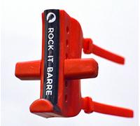 Rock-iT Barre Guitar & Ukulele Chording Device with Carrying Pouch (Red)