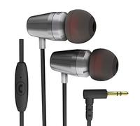 Rock Jaw Alfa Genus V2 Earphones with In-Line Mic & 3x Tuning Filters, British Engineered In-Ear Headphones, Multi Award Winning.