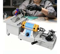 Rock Jewelry Buffer Polisher, 750w Gemstone Lapidary Flat Grinder with 0-10000 RPM, Gem Polisher Grinder for Gemstone Cutting Polishing Grinding +Sanding Accessories