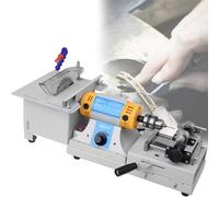 Rock Jewelry Buffer Polisher,Bench Lathe Cutting Machine,Gemstone Polisher Grinder Buffer Machine,for Jewelry,Jade,Gemstones and Precious Metals