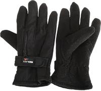 Rock Jock Gripper Gloves Driving Winter Elasticated Fleece Lined One Size Mens Adults GLA-165