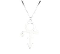 Rock Legend Necklace Music Jewelry Guitar Crown Pendant Stage Accessories Gift for Band Fans