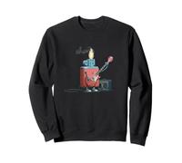 Rock Lighter Flames Costume with Guitar and Amplifier Sweatshirt