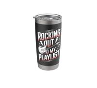 Rock Lover Headbanging Rock and Roll Rock Anthems for Rock Stainless Steel Insulated Tumbler